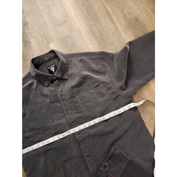 ScotteVest TEC Shirt Mens Large Grey snap Button Up Multi Pocket Cargo READ** - Picture 7 of 13